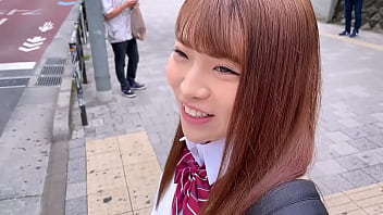 After a Harajuku date, a charming teen with small tits enjoys hotel sex and a blowjob